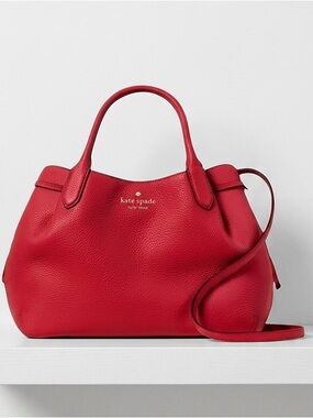 Kate Spade Perfect Cherry Red Dumpling Large Satchel Crossbody